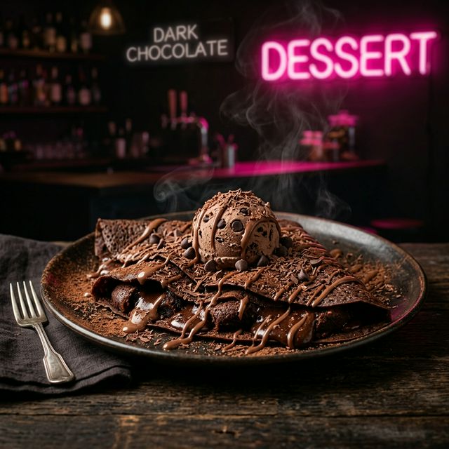 Choco Addict crêpe