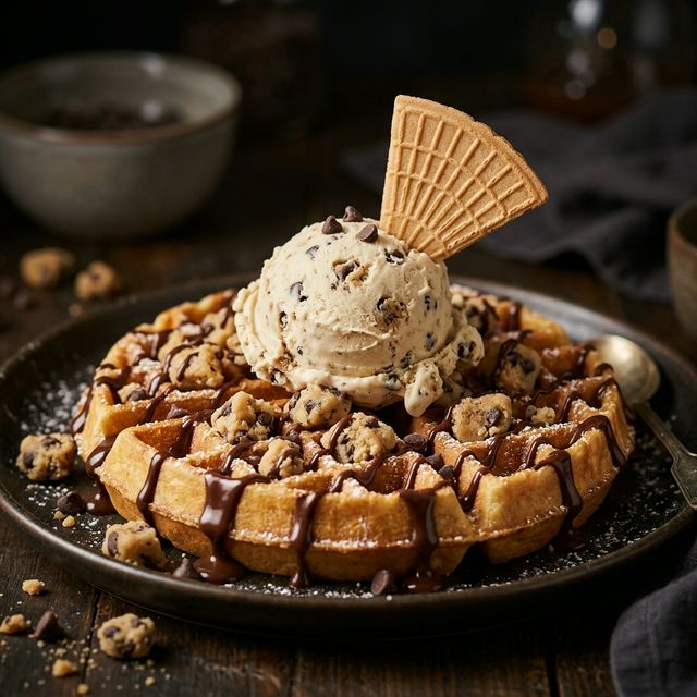 Cookie Smash waffle